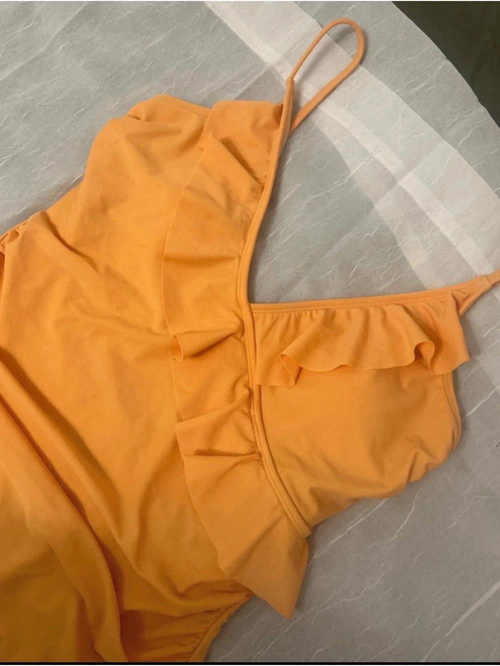 Cupshe Orange Ruffle One-Piece Swimsuit - Picture 4 of 8